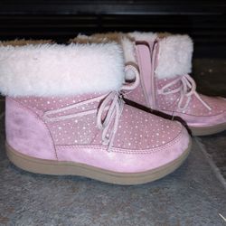 Stride Rite 360 Spruce Toddler Girls' Faux-Fur Winter Boots