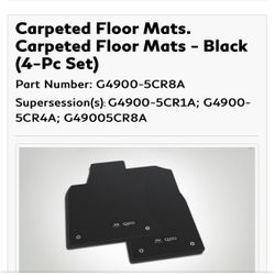 Infinity Q60 Floor Mats