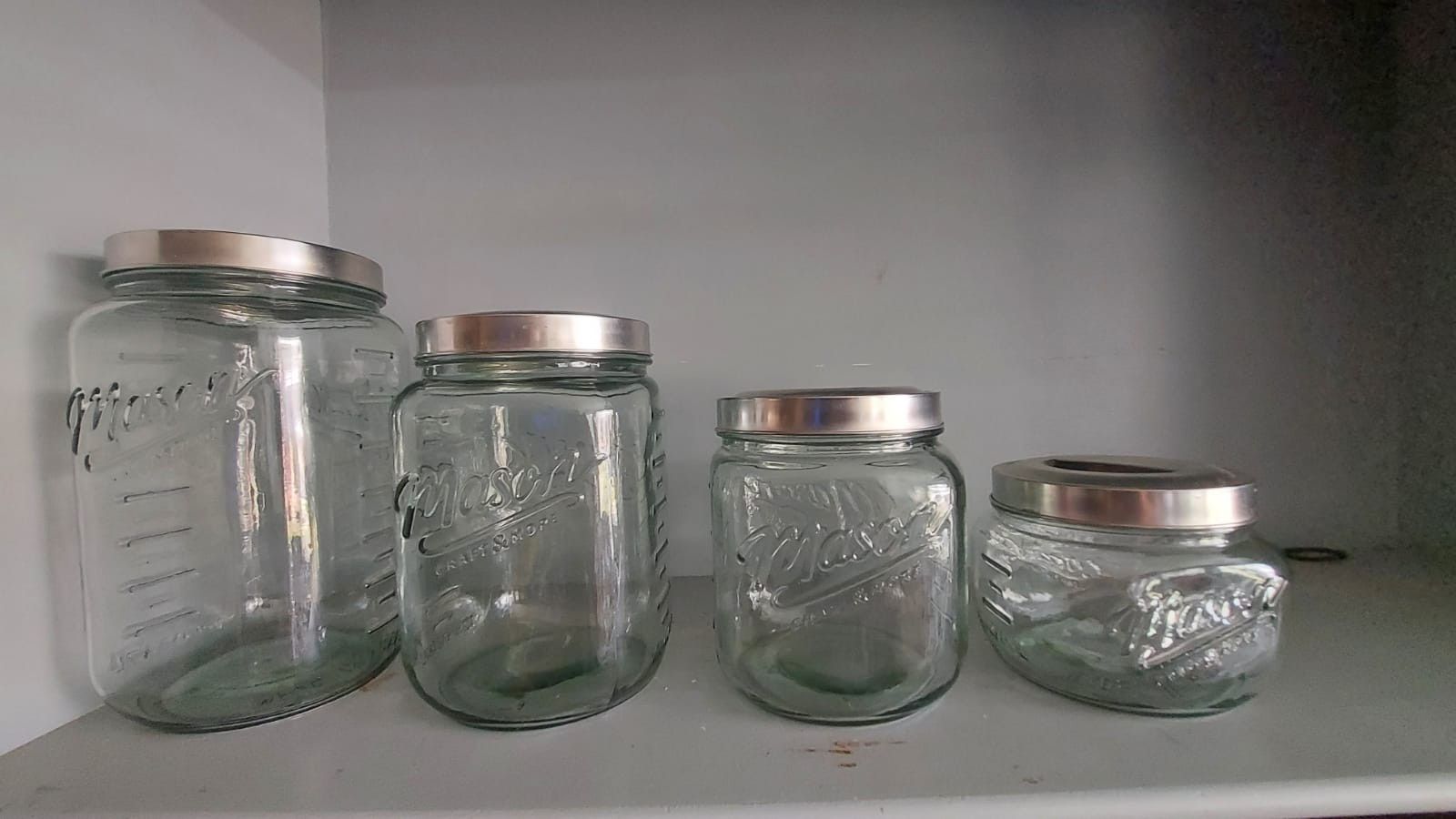Mason Glass Containers (4) 