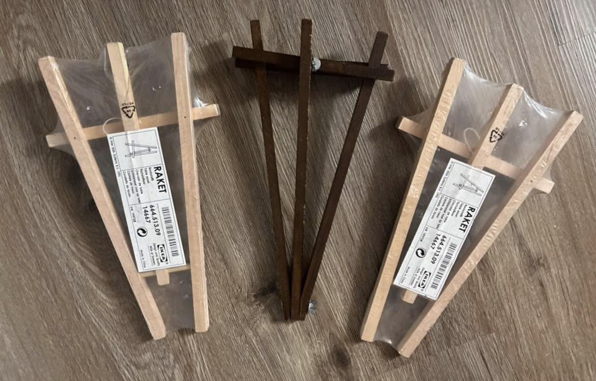 Mini Wood Easels bundle (3)