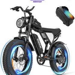 New E Bike- Ridstar Q20 1500 Watts 33mph 
