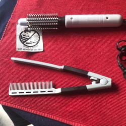 Cepillo Eléctrico de Pelo Y Peine De Cortar Pelo Con Precisión. Los 2 Artículos En  $ 5,00