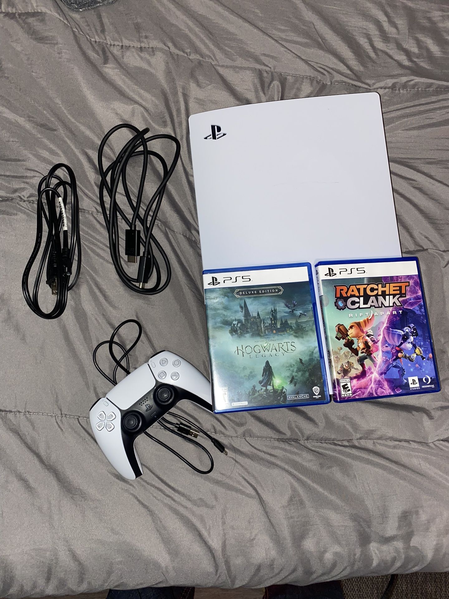 Ps5 With Two Games 