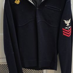 Vintage Naval Uniform Top WWII