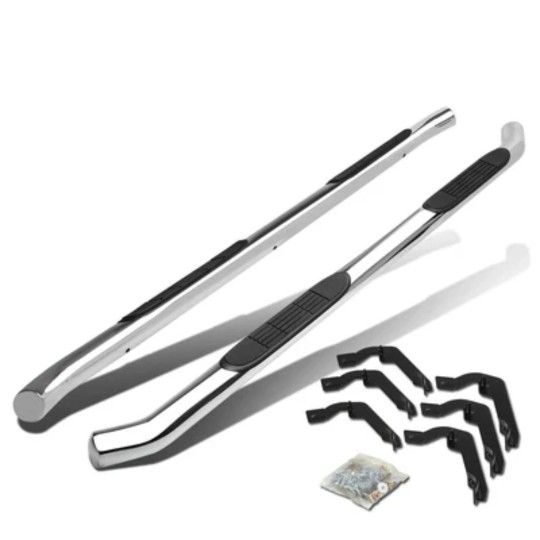 07-18 Chevrolet Silverado Gmc Sierra Side Steps Running Boards Step Bar Nerf Bar Estribos Chevy 