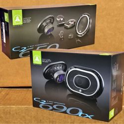 JL Audio Evolution C2 Series Car Speakers 2 Sets 6 1/2 Components & 6x9 3-Way Coaxial Speaker System 450 Watts Package 🚨 Payment Options Available 🚨