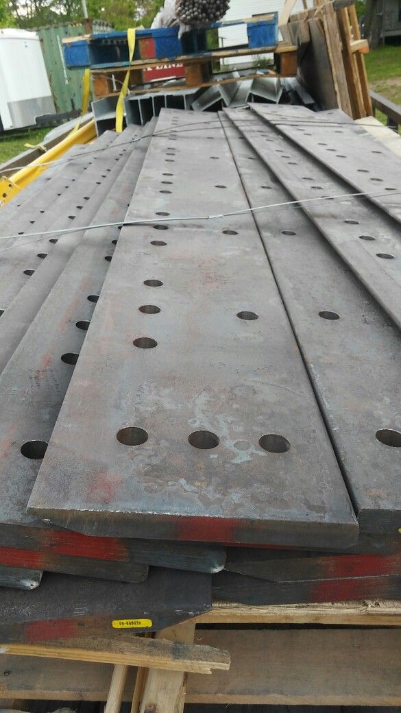 New Flat Edge Loader Edge Blades, Beveled On One Side 8' 4"x9.5"x1"