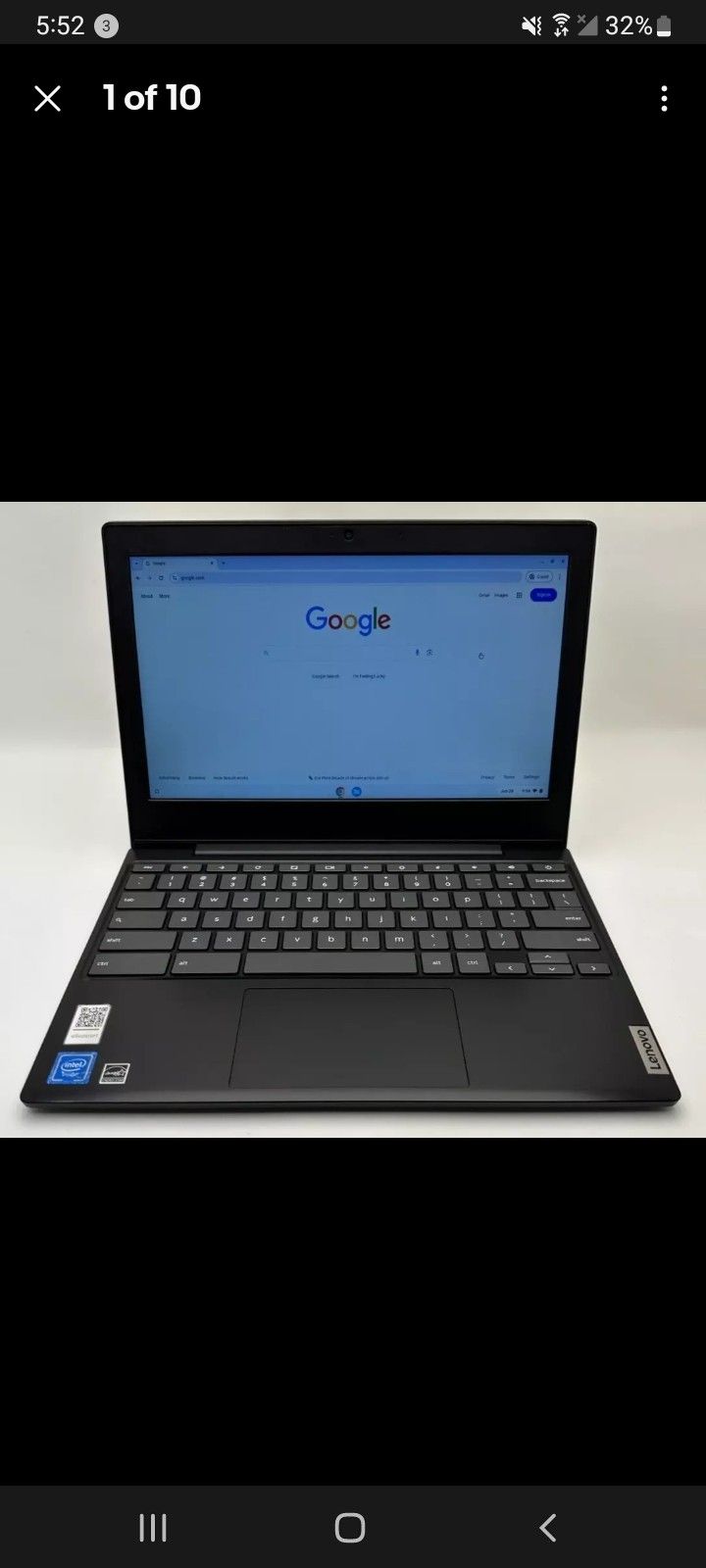 11.6" Lenovo ThinkPad Chromebook