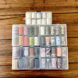 Transfer Foil Sets – Lot of 5 Sets / 40+ Designs