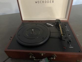 Wockoder Briefcase Record Player