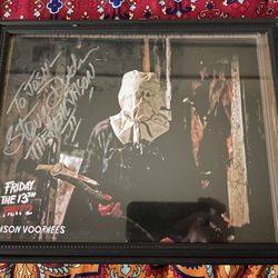Friday The 13th Signed Print