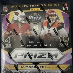 2020 NFL Prizm Fanatic Mega Box Trading Cards - RARE 