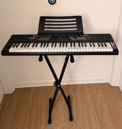 RockJam 61-Key Keyboard Piano + Stand + Music Holder