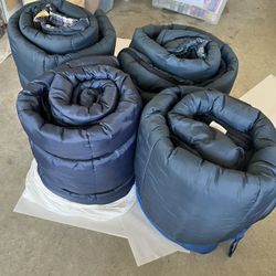 2 Adult Size Sleeping Bags, Navy