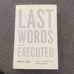 Last words of the executed