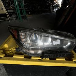 2015 Infiniti Q50 Right Passenger RH Headlight