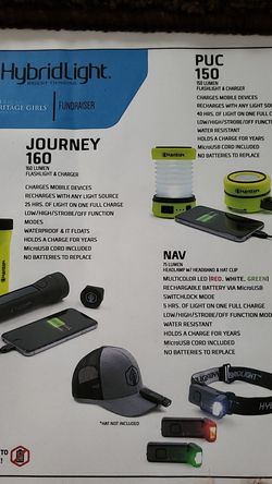 Hybridlight solar panel flashlight, lantern, and phone charger all in one.