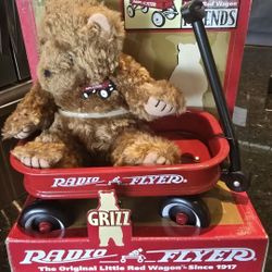 RADIO FLYER GRIZZ PLUSH NEW