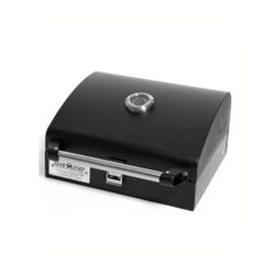 New Open Box Camp Chef Deluxe BBQ Single Burner Grill Box 14in. x 16in, Black