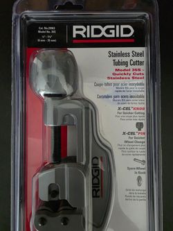 Ridgid SS tubing cutter 1/4 - 1 3/8" new