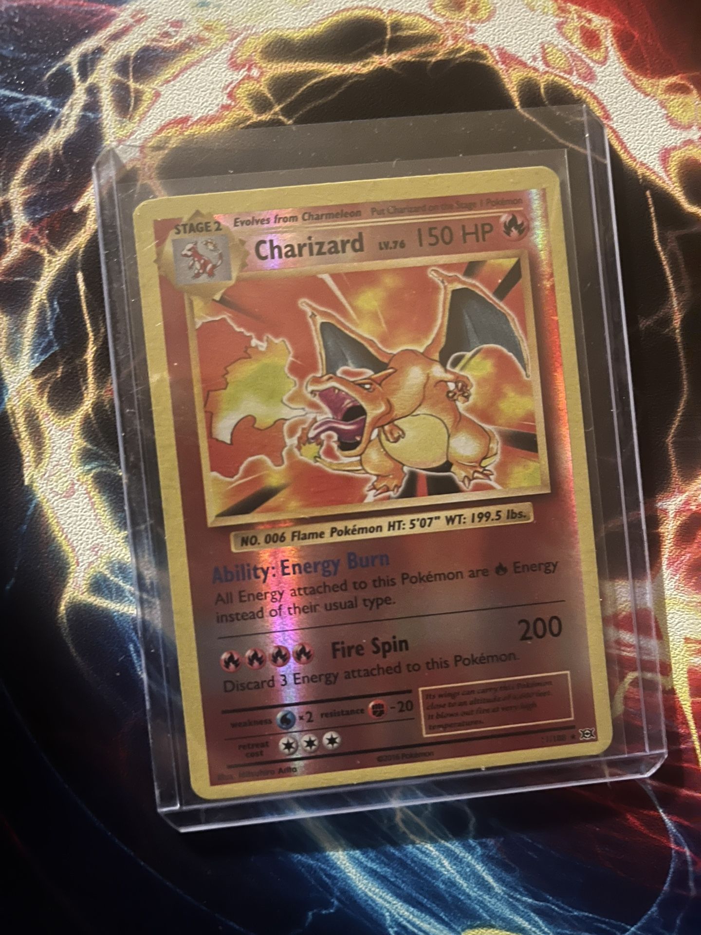 Reverse Holo XY Evo Charizard
