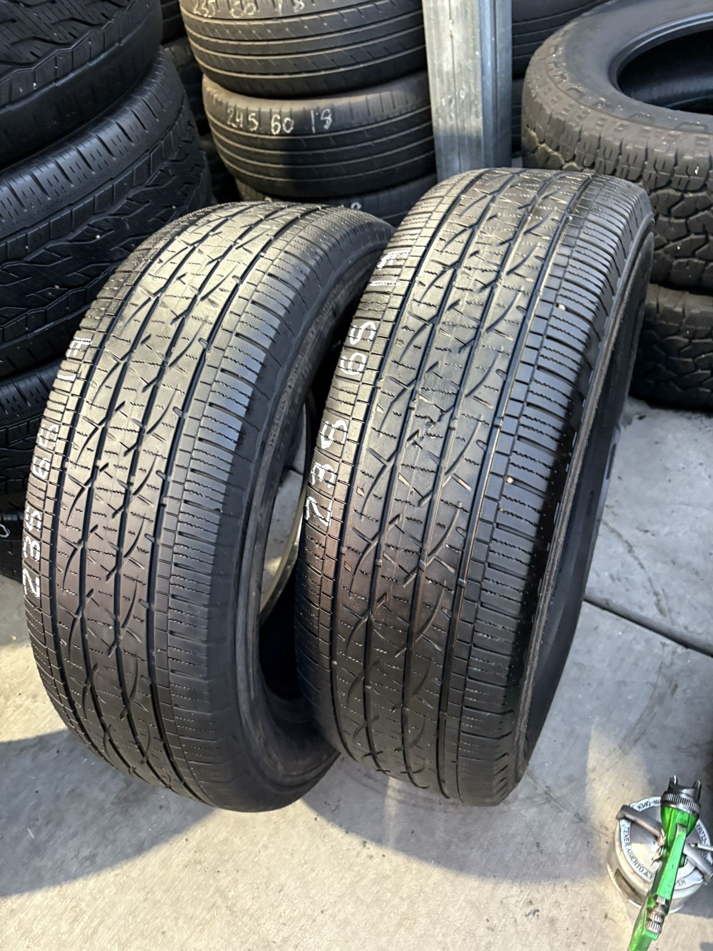 235/65r17 Two Firestone Tires In Great Shape