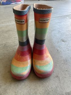 Hunter Rain boots Girls 11 $40