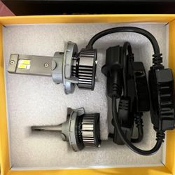 H13 LED Bulb, 6000K White, H13 9008 All-in-One Conversion Kit, IP65 Waterproof, Plug-and-Play, Halogen Replacement Bulbs 