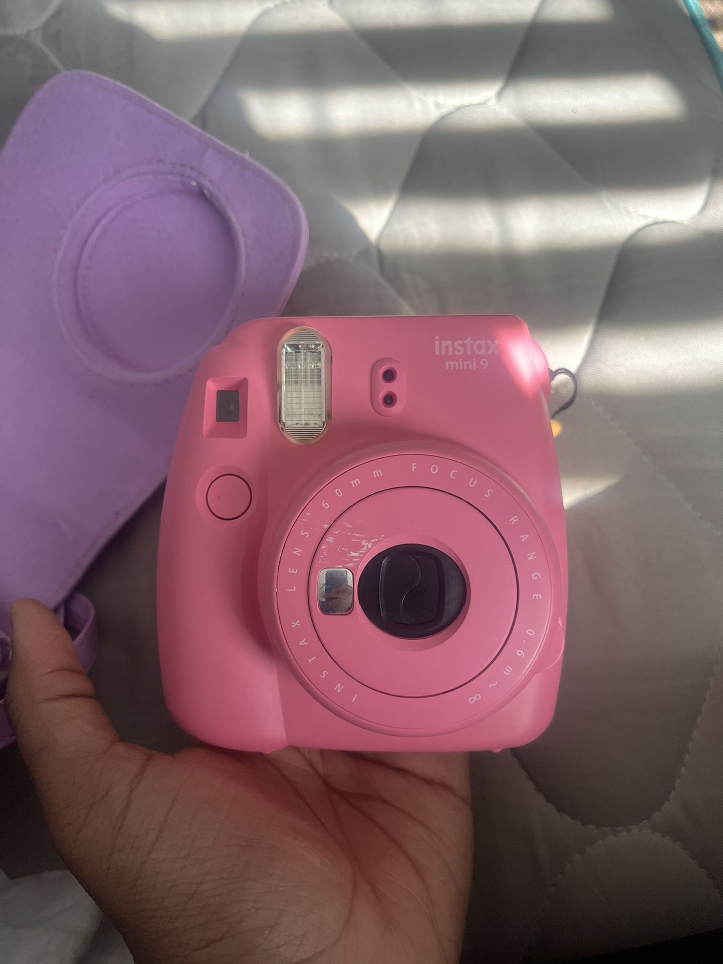 Instax Mini 9 Pink Polaroid Camera 