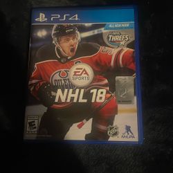 PS4 Game NHL 18