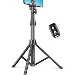 62" Phone Adjustable Tripod
