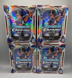 2026 Bowman Chrome Baseball Mega Box NEW/SEALED x4