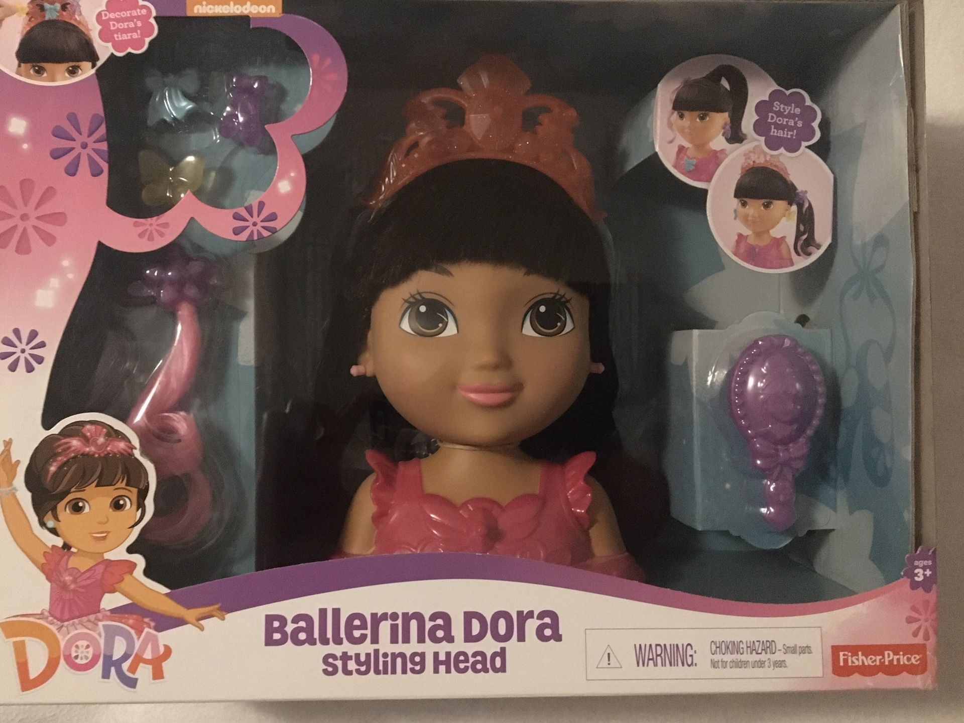 “ Dora the Explorer” ballerina Dora styling head