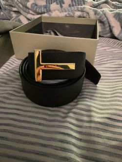 Tom Ford Reversible Black/Brown Leather Belt