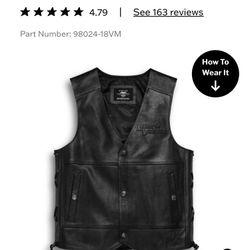 Brand New Never Worn  Harley Vest