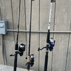 fishing rods 7ft and 6’6”