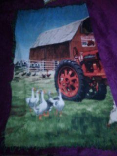 Single tie blanket