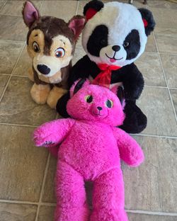 Peluches los 3 x $15