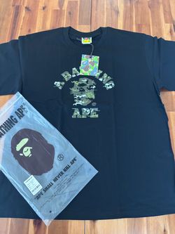 A Bathing Ape BAPE Camo College Logo Tee XL