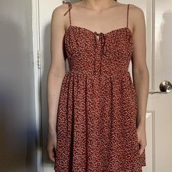 Princess Polly Floral Red Dress 