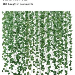 Fake Vines for Room Decor Aesthetic Artificial Plant Ivy Leaves Hanging Greenery Garlands