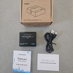 BlueRigger Digital Optical Audio Splitter (TS201)