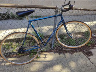 Lightweight Sekei single speed road bike w bullhorn and freewheel
