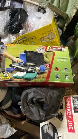 Coleman Perfect Flow Insta Start Two Burner Camping Stove New Inbox