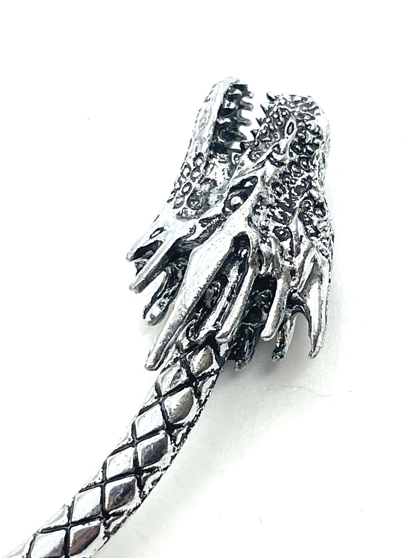Silver Dragon Necklace