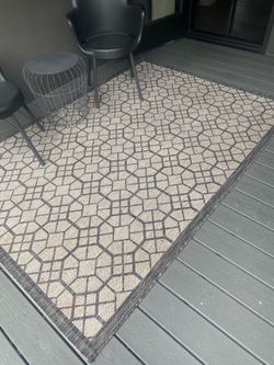 Indoor/Outdoor Catalina Collection Rug in Perfect Condition