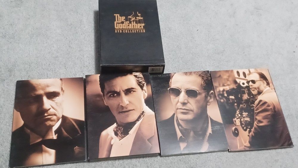 Godfather DVD Collector's Edition 5 Disc's Set Mafia Pacino 2001 Movie