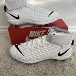 Nike Force Savage Pro 2 Mens Football Cleats White 