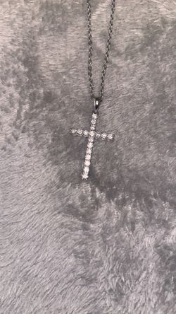 Diamond cross pendant