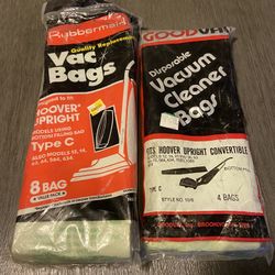   HOOVER C Type Vacuum Cleaner Bags Upright 12 Bags